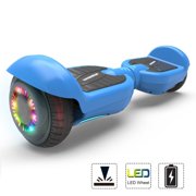 Hoverboard 6.5" Listed Two-Wheel Self Balancing Electric Scooter with LED Light Blue