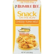 (8 Pack) Bumble Bee Snack On The Run! Cheesy Tuna Melt with Crackers, 3.5 oz Kit