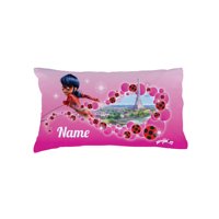 Personalized Miraculous Ladybug Girls Pillowcase, Pink