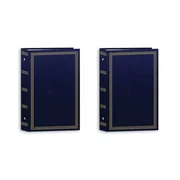 Pioneer 3-Ring Photo Albums 4 x 6 Pocket for 504 Photos (Navy Blue) (2 Pack)