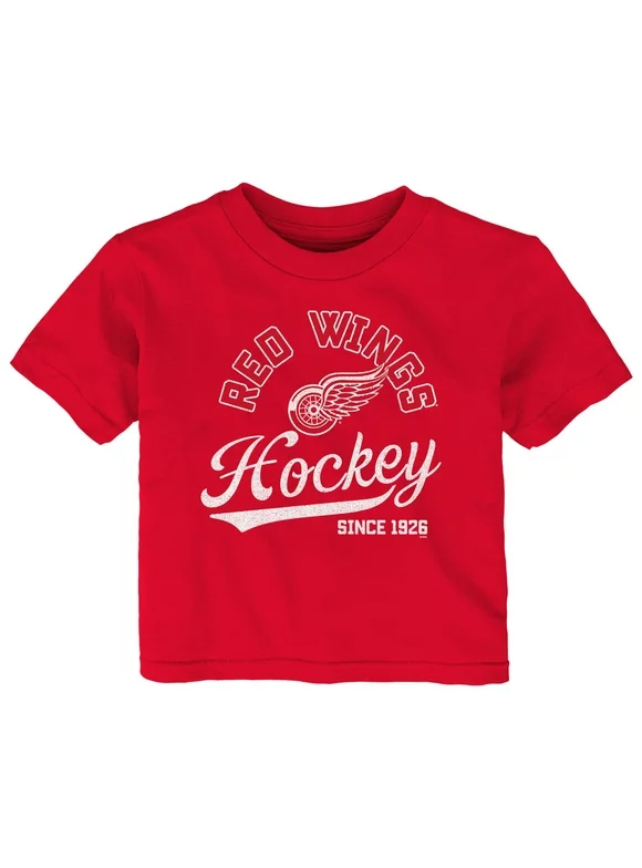 Infant Red Detroit Red Wings Take The Lead T-Shirt