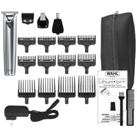WAHL 9818-5001 Stainless Steel Lithium Ion Men's Multi Purpose Beard Facial Trimmer and Total Body Groomer
