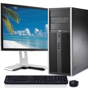 Refurbished HP Pro/Elite Desktop Computer Bundle with an Intel Core i5 Processor 4GB RAM 250GB HD DVD-RW Wifi and a 19" LCD Windows 10 - One Year Warranty!