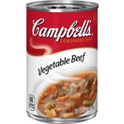 (4 pack) Campbell's Condensed Vegetable Beef Soup, 10.5 oz. Can