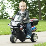 Ride on Toy, 3 Wheel Motorcycle Trike for Kids by Rockin' Rollers ? Battery Powered Ride on Toys for Boys and Girls, 2 - 5 Year Old - Black FX