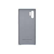 Samsung Leather Back Cover EF-VN975 - Back cover for cell phone - leather - silver - for Galaxy Note10+, Note10+ 5G