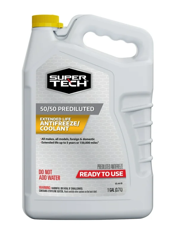 Super Tech 50/50 Antifreeze/Coolant Pre-Mix, 1 Gallon