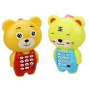 Electronic Toy Phone Musical Mini Cute Children Phone Toy Early Education Cartoon Mobile Phone Telephone Cellphone Baby Toy