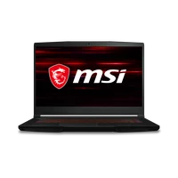 MSI GF63 Thin i5 GTX 1650 MaxQ 8GB/256GB Gaming Laptop, 15.6" FHD Display, Intel Core i5-10300H, NVIDIA GeForce GTX 1650 MaxQ, 8GB DDR4, 256GB NVMe SSD, Windows 10 - GF63222