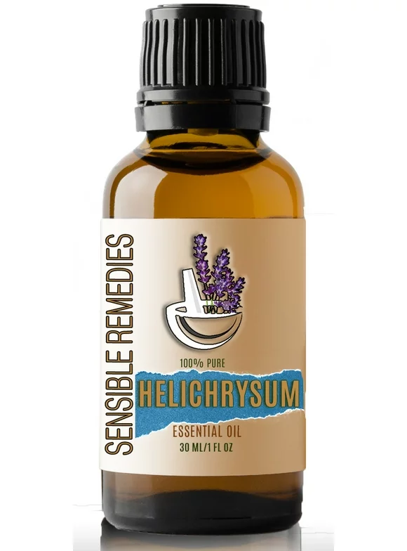Sensible Remedies Helichrysum 100% Pure Therapeutic Grade Essential Oil 30 mL (1 oz)