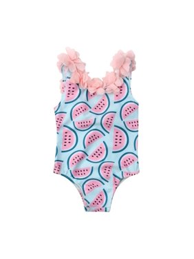Lookwoild Toddler Baby Kids Girls Beach Swimsuit Swimwear Bikini Set Monokini