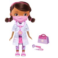Disney Junior Doc McStuffins Wash Your Hands Singing Doll, With Mask & Accessories, Dolls(Docmcstuffins), Ages 3 Up, by Just Play