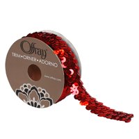 Offray 1.25" x 9' Red Shiny love Ribbon, 1 Each
