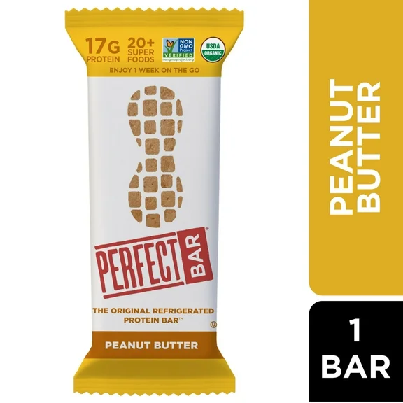 Perfect Bar, Peanut Butter Protein Bar, 2.5 Ounce Bar, 1 Count