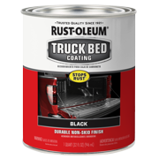 Rust-Oleum Stops Rust Truck Bed Coating Matte Black, Quart