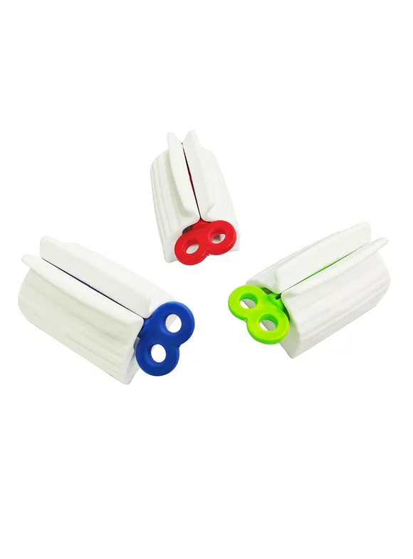 Irfora Plastic Toothpaste Tube Squeezer Easy Dispenser Rolling Holder Bathroom Supplies