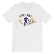 GAME DAY for Baltimore T-Shirt Mens White Graphic Tee Gift For Him