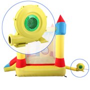 Jaxpety 680 Watt 1.0HP Air Blower Pump Fan for Inflatable Bounce House Bouncy Castle, Yellow