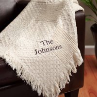 Personalized Throw, Available in Multiple Fonts