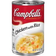 Campbell'sCondensed Chicken with Rice Soup, 10.5 oz. Can
