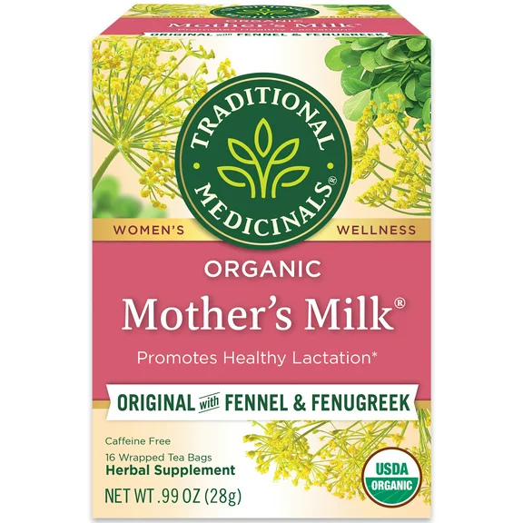 Traditional Medicinals Tea, Organic Mother's Milk, Tea Bags, 16 Count