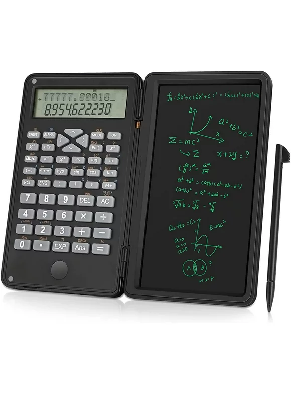 Welltop Scientific Calculator with Writing Pad, Office Business High School College