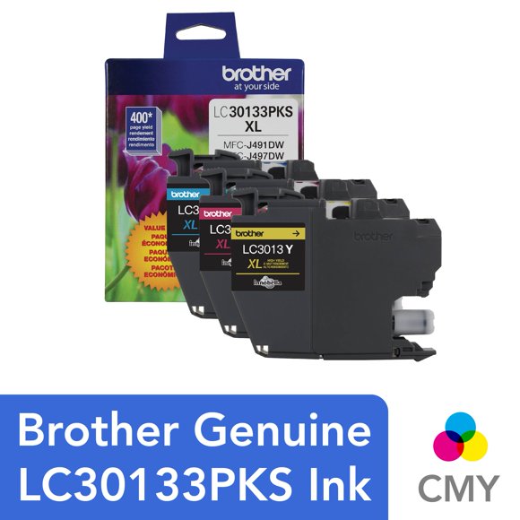 Brother Genuine LC30133PKS High-yield Printer Ink Cartridges