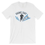 GAME DAY for Carolina T-Shirt Mens White Graphic Tee Gift For Him
