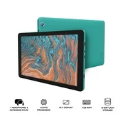 Core Innovations CTB1016G 10.1" Quad-Core Tablet with Headphones + Keyboard Folio (Teal)