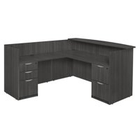 Legacy Stand Up Bookcase (w/o Top)- Ash Grey