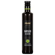PDR Premium Rapeseed Oil for Frying - 16.9 fl. Oz. - Hot-Pressed, 100 % Natural, Vegan, Gluten-Free, Non-GMO in Glass Bottle