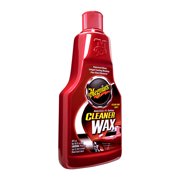 Meguiar's Cleaner Wax Liquid Wax Cleans, Shines and Protects in One Easy Step A1216, 16 oz