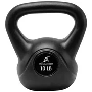 ProsourceFit Vinyl Coated Cast Iron Kettlebells 10-35 lb for Home Gym