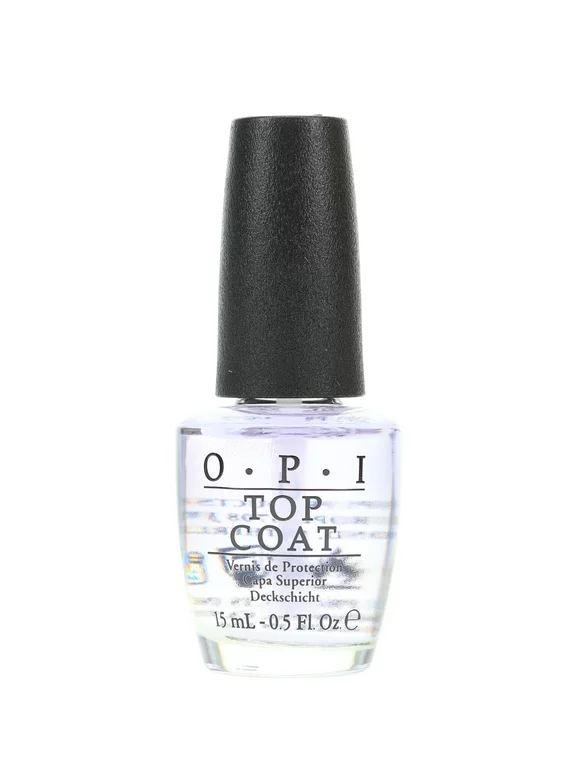OPI Nail Lacquer, Top Coat, Clear Nail Polish,  0.5 fl oz