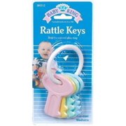 Baby King Rattle Keys, Assorted Colors 1 Each