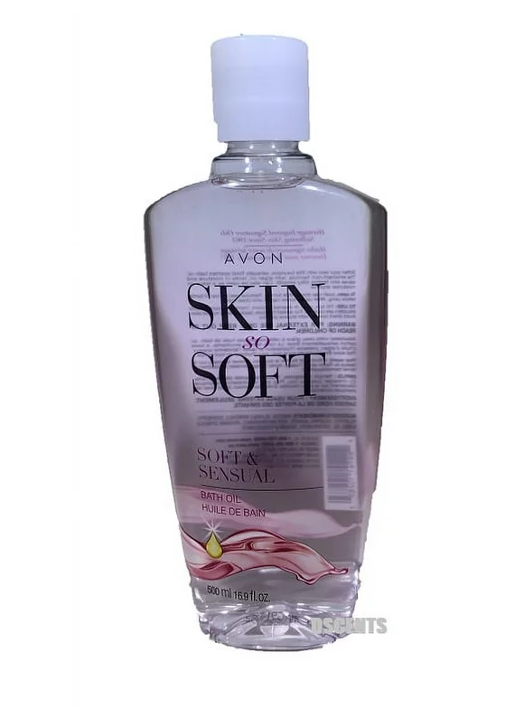 Avon Skin so Soft Soft And Sensual Bath Oil Huile De Bain 16.9 Oz 500 ml