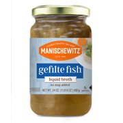 Manischewitz Gefilte Fish In Liquid Broth, 24 Oz