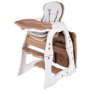 Costway 3-in-1 High Chair Convertible Play Table Seat