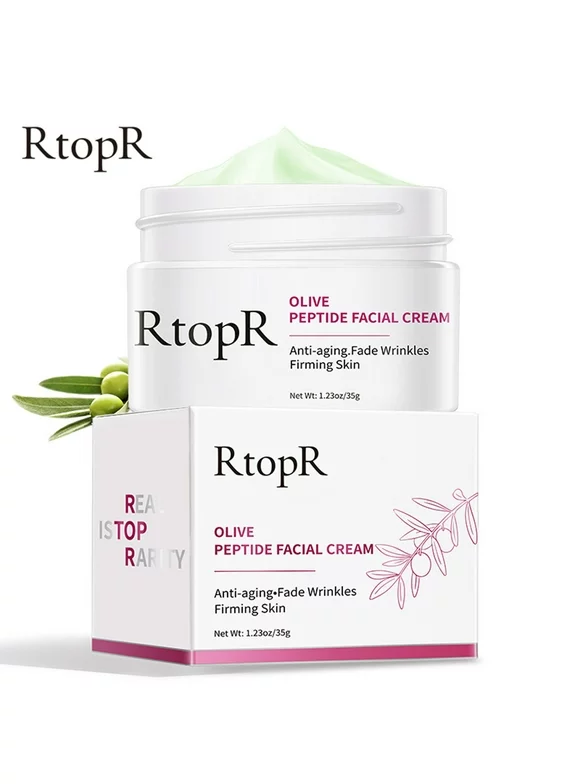 RtopR Anti,aging Facial Cream with Olive Peptide, 35g , Restore & Revive Skin