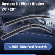 24"+ 20"  Windshield Wiper Blades for 05 06 Ford Freestyle