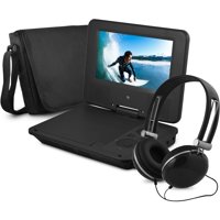 Ematic 7" Portable DVD Player with Matching Headphones and Bag