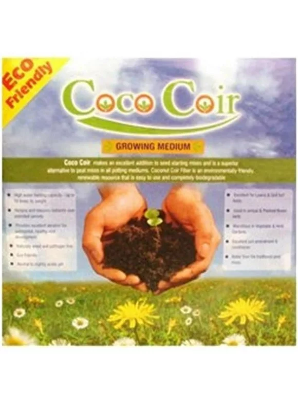 Coco Coir Brick 650g, 10 pack, Natures Footprint, Soil Amendment, Bedding