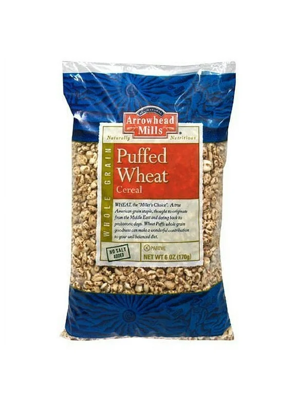 Organic Puffed Wheat Cereal, 6-Ounce Bags (Pack Of 12) ( Value Bulk Multi-Pack)