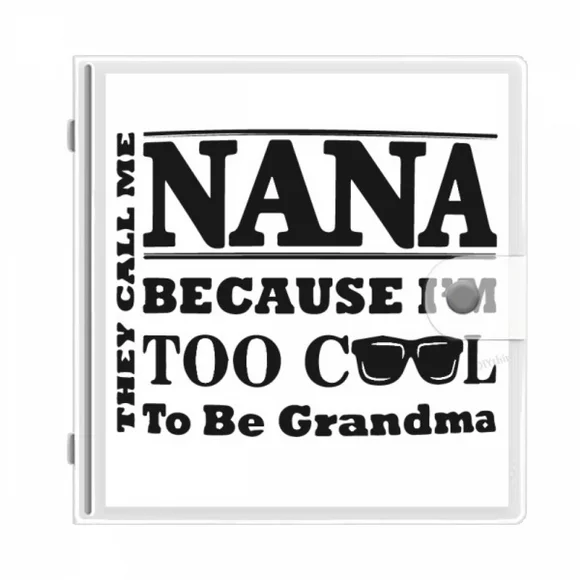Cartoon Grandma Letters Present Best Wishes Photo Album Wallet Wedding Family 4x6