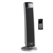 Lasko 1500W Digital Ceramic Tower Space Heater with Remote, 5586, Black