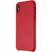 Apple Leather Case for iPhone Xs - (Product) RED (MRWK2ZM/A) (Refurbished)