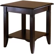 Winsome Wood Nolan End Table, Cappuccino Finish