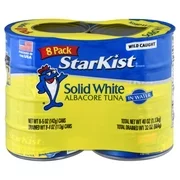 StarKist Solid White Albacore Tuna in Water - 5 oz Can (8-Pack)