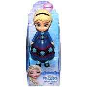 Elsa Frozen Dark Blue Dress Disney Mini Toddler Doll 3"