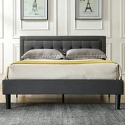 Modern Sleep Mornington Upholstered Platform Bed, Multiple Sizes